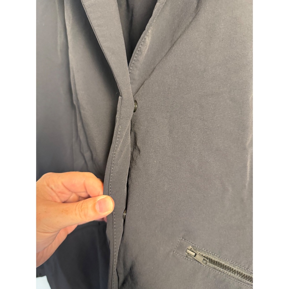 OGIO Fusion Tech Blazer XL Dark Gray Performance Stretch Snap Front Zip Pockets - Picture 2 of 9